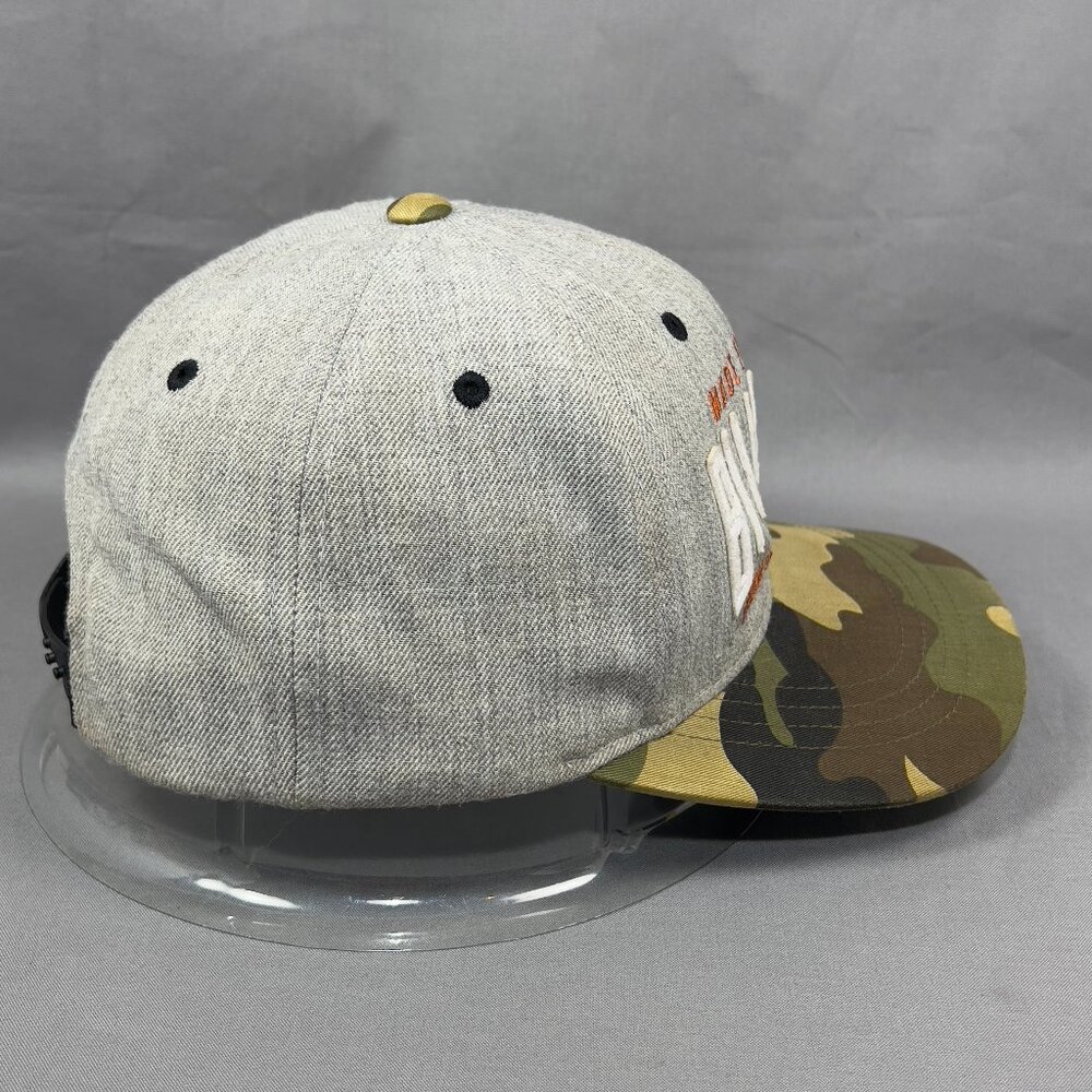 Billabong Snap Back Cap Hat Surf Brown Camo Camouflage Baseball Outdoor Boys - Picture 5 of 14